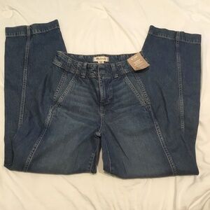 NWT Madewell  W 26 P Tapered Denim Trousers